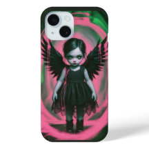 Gótica Wing Girl Halloween Art iPhone / iPad case