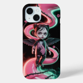 Gótica Wing Girl Rosa Halloween iPhone / iPad Case