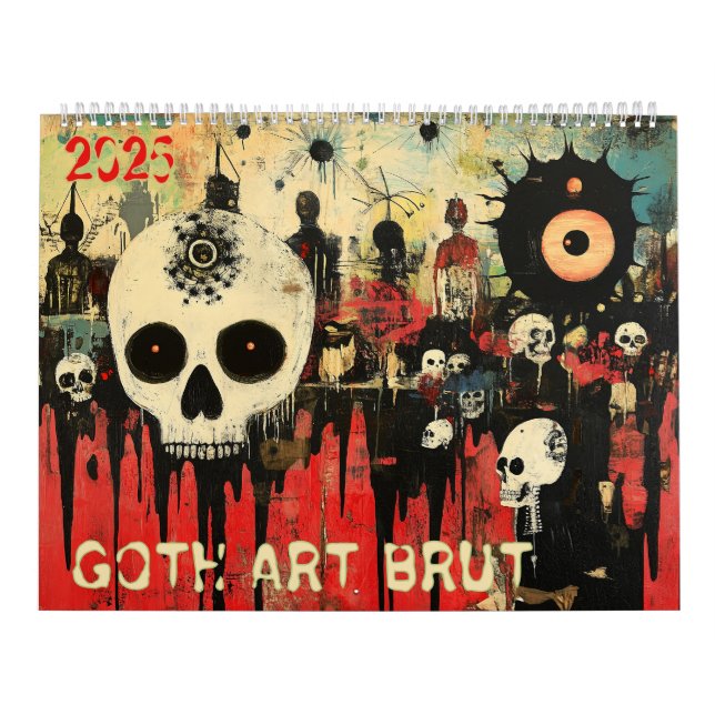 Gótico Art Brut 2025 Calendário (Capa)