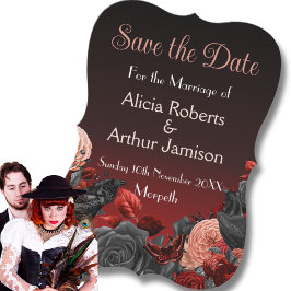 Gótico Casamento Vermelho Negra