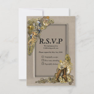 Gótico - RSVP Steampunk - Quadro leve de couro