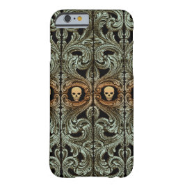 Gótico Sage Verde Ornament Com Crânio