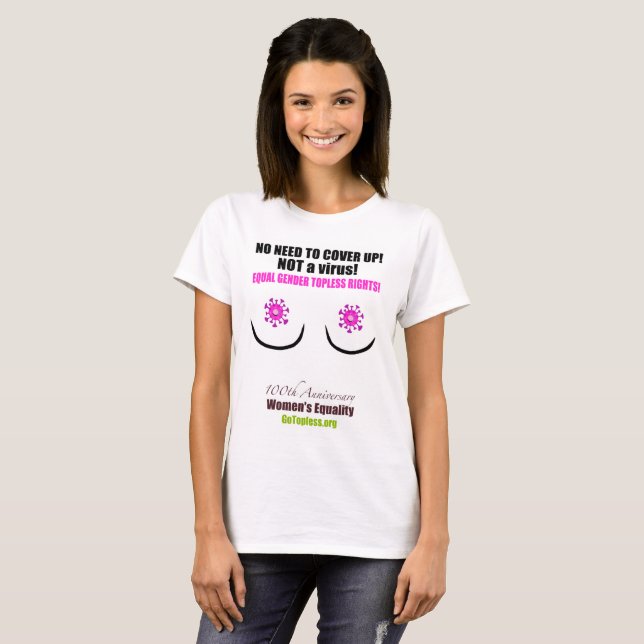 GoTopless T-shirts 2020 (Frente Completa)