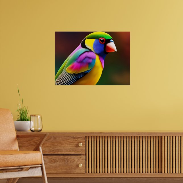 Gouldian Finch Poster (Sala de Estar 2)
