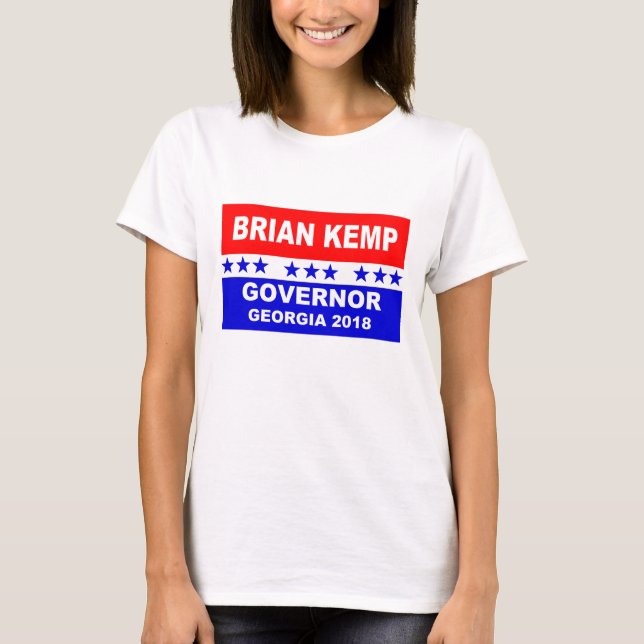 Governador Geórgia de Brian Kemp 2018 camisetas (Frente)