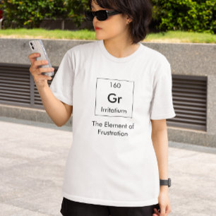 GR o elemento da camisa da frustração