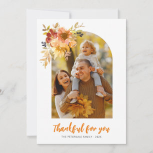 Graças a você, cartão de boas-vindas