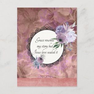 Grace Reescreveu minha estória - Cartão postal de 