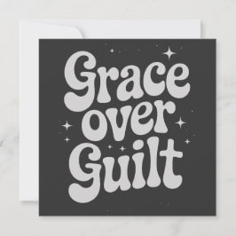 Grace sobre Guilt Flat Card