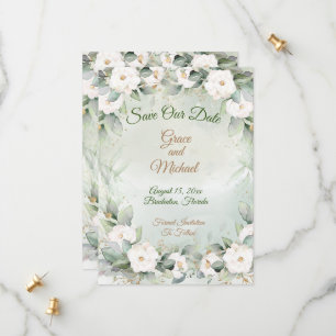 Graceful Greenerding Flat Salvar Cartão de Data