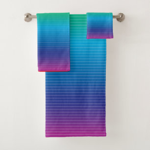 Gradação de Cores com Toalha de Linhas