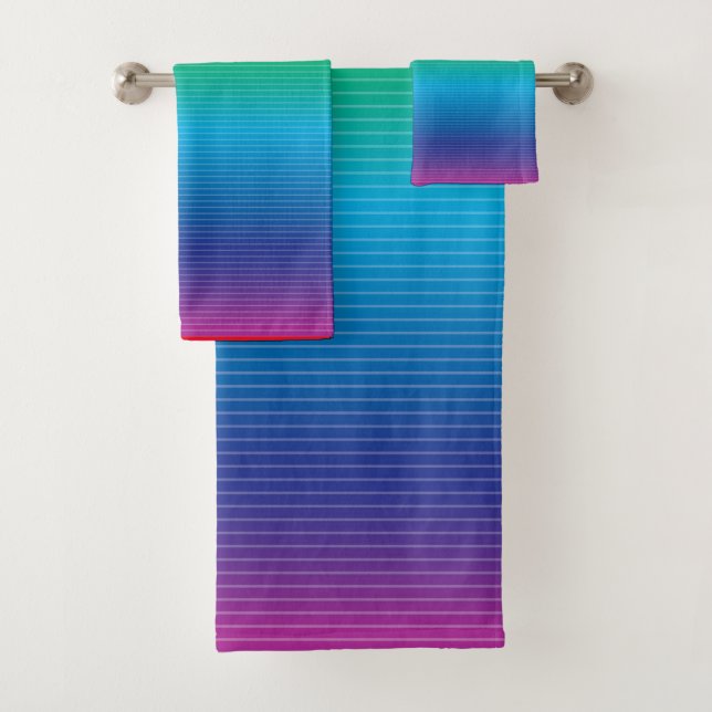 Gradação de Cores com Toalha de Linhas (Insitu)