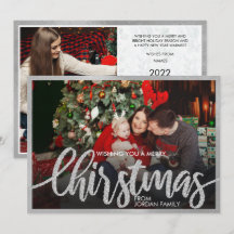 Grade Quatro Foto em Grid 4 Foto Colagem Convite d