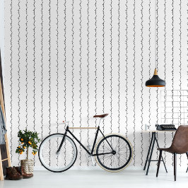 Grades de trigo, brancas e pretas, riscadas