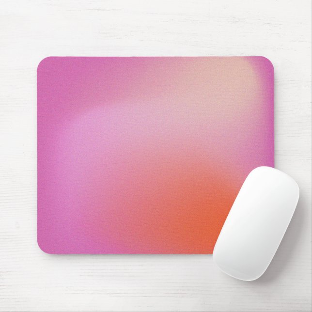 Gradient Grain Mouse Pad – Modern Minimalist Desk  (Com mouse)