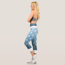 Gradiente Azul com Capris Alto e Isento
