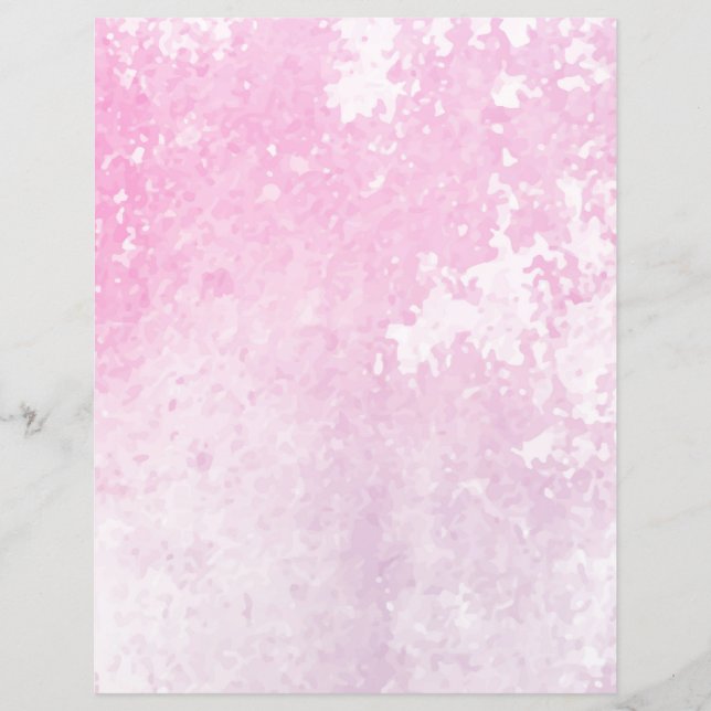 Gradiente de aguarela rosa grunge pastel suave  (Frente)