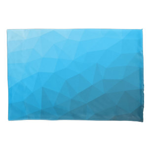 Gradiente de ciano azul padrão de malha geométrica