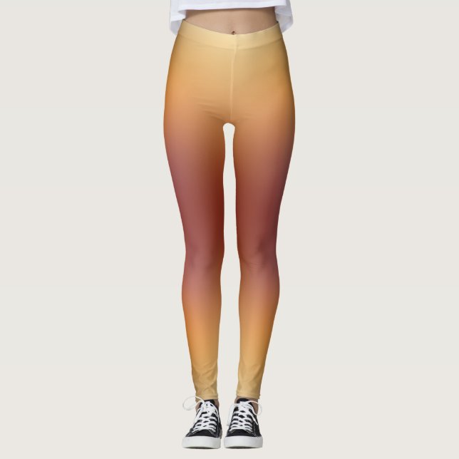 gradiente de forma livre em legging extra pequena (Frente)