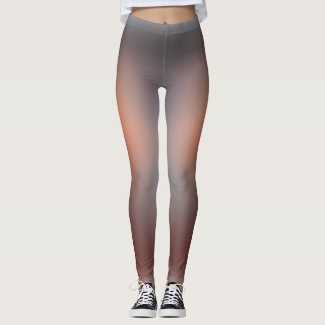 gradiente de forma livre em legging pequena (Frente)