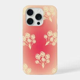 Gradiente estético com flores