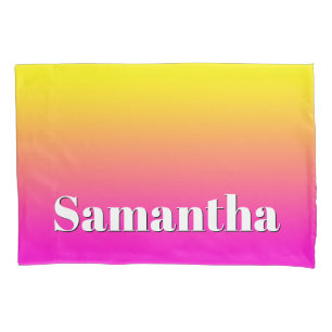 Gradiente Neon Rosa Amarelo Brilhante