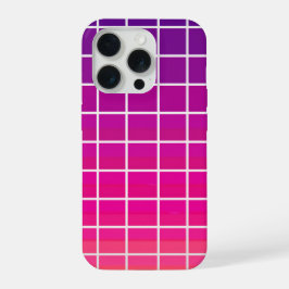 Gradiente Rosa Roxo Padrão de Grade Geométrica
