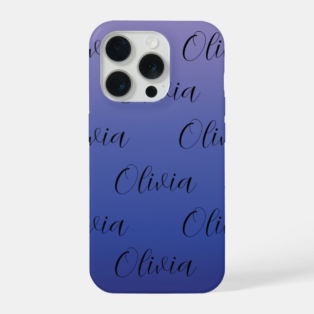 Gradiente Roxo e Azul (Verso)