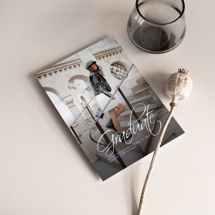 Graduação 2025 Anúncio de Foto Manuscrito