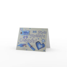 Graduação - álbum de recortes 1 - cartão das