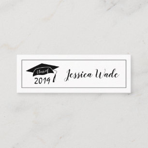 Graduação Classe de Cartão de Boné 2019