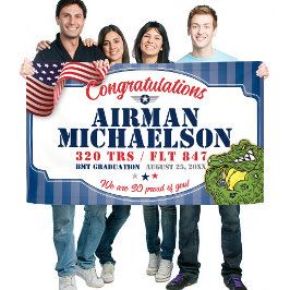 Graduação da Força Aérea 320 TRS Gators Mascot 3x5