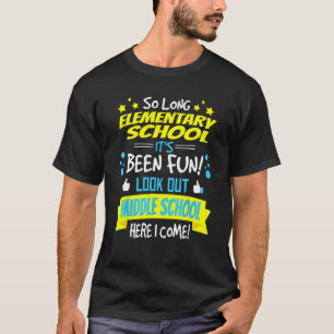 Graduação de 6 de Camisa Engraçada na Escola Eleme