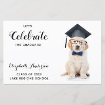 Graduação de Formando de Puppy Celebração de Vamos