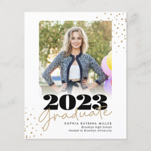 Graduação de Foto de Pontos Dourados de Classe de