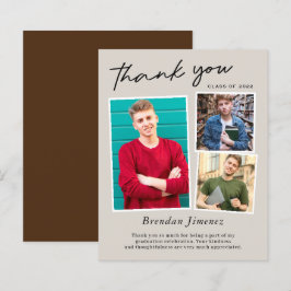 Graduação de Foto do Script Orçamental 3 Obrigado