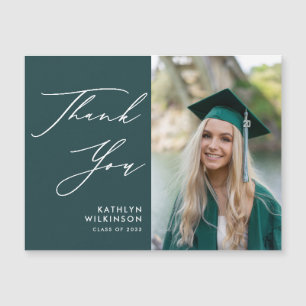 Graduação de Fotos do Script Elegante Verde Obriga