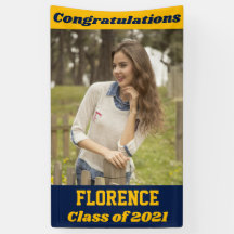 Graduação de Parabéns Dourados marinhos