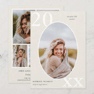 Graduação de quadros de fotos arredondados de clas