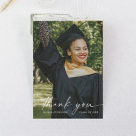 Graduação de Script Elegante - Cartões Agradecidos