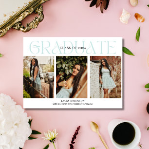 Graduação de Segundo grau Floral Simples