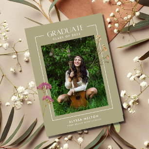 Graduação Digital Boho Wildflower Girl