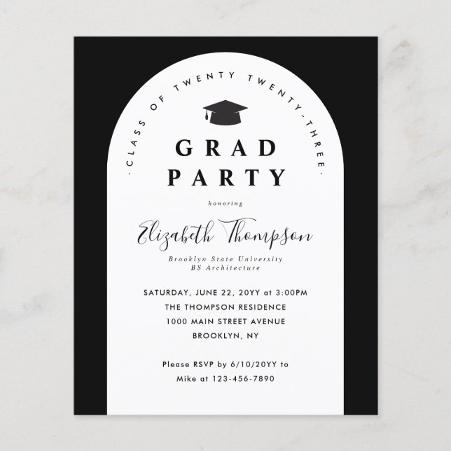 Graduação do Boné de Formando de Arch da PARTE de  (Frente)