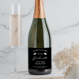 Graduação do Boné de Script Branco Preto 2025