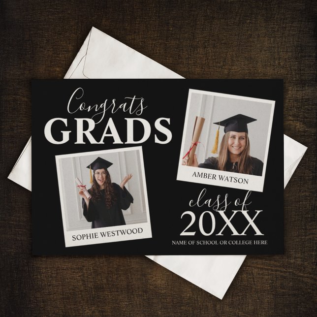 Graduação em conjunto | 2 Convite fotográfico (Criador carregado)