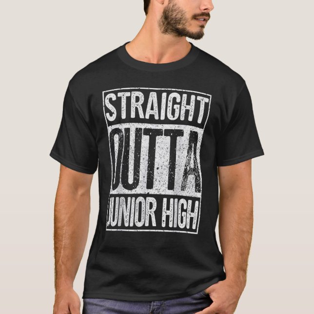 Graduação Engraçada De Camisa Secundária De hetero (Frente)