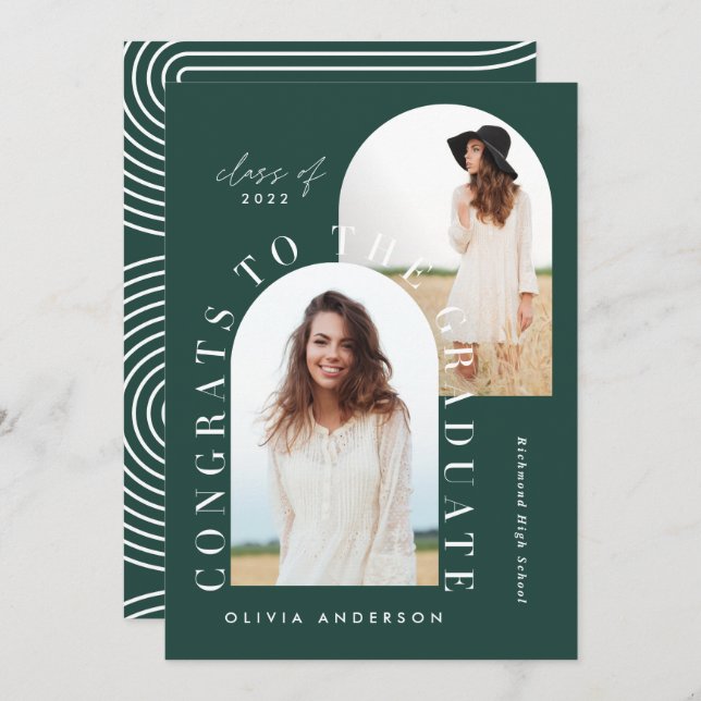 Graduação geométrica geométrica multicarca verde m (Frente/Verso)