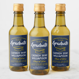 Graduação Gradua Marinho Azul Dourado Amarelo Mini