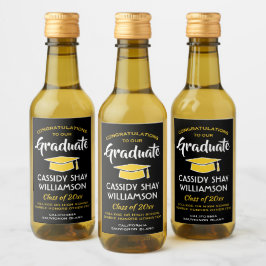 Graduação Gradua Mini Amarelo Dourado Elegante
