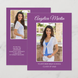 Graduação Lada Roxo Moderno 2 Classe de Foto 2022